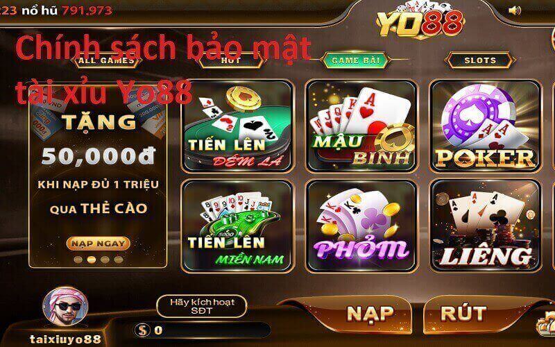 Chính sách bảo mật Yo88