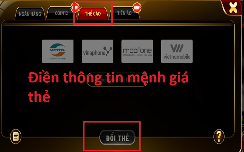 Rút tiền thẻ cào Yo88